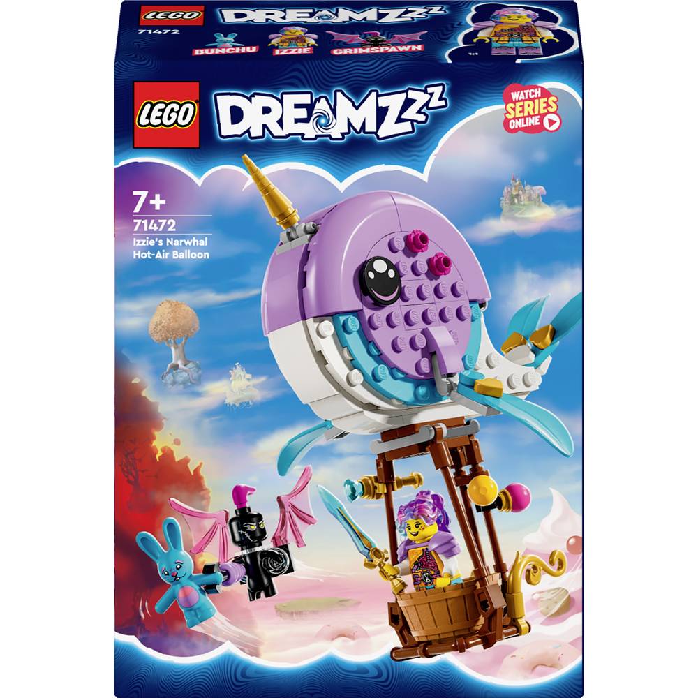LEGO® DREAMZZZ 71472 Izzies Narwal-heteluchtballon