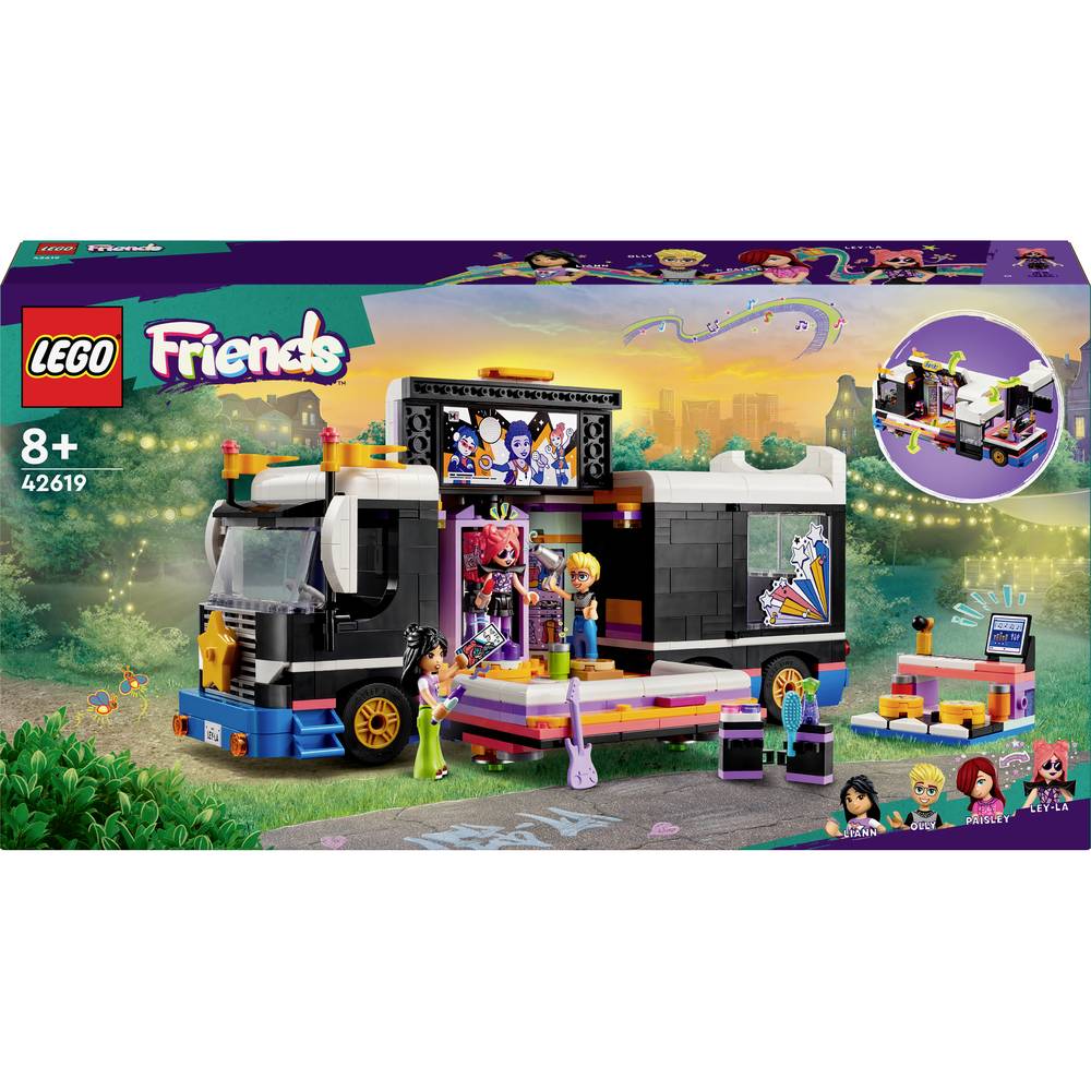 LEGO® FRIENDS 42619 Popstar-tourbus