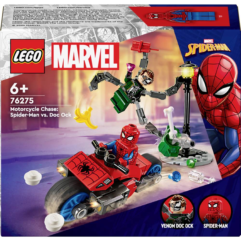 76275 Lego Super Heroes Marvel Motorachtervolging: Spider-Man