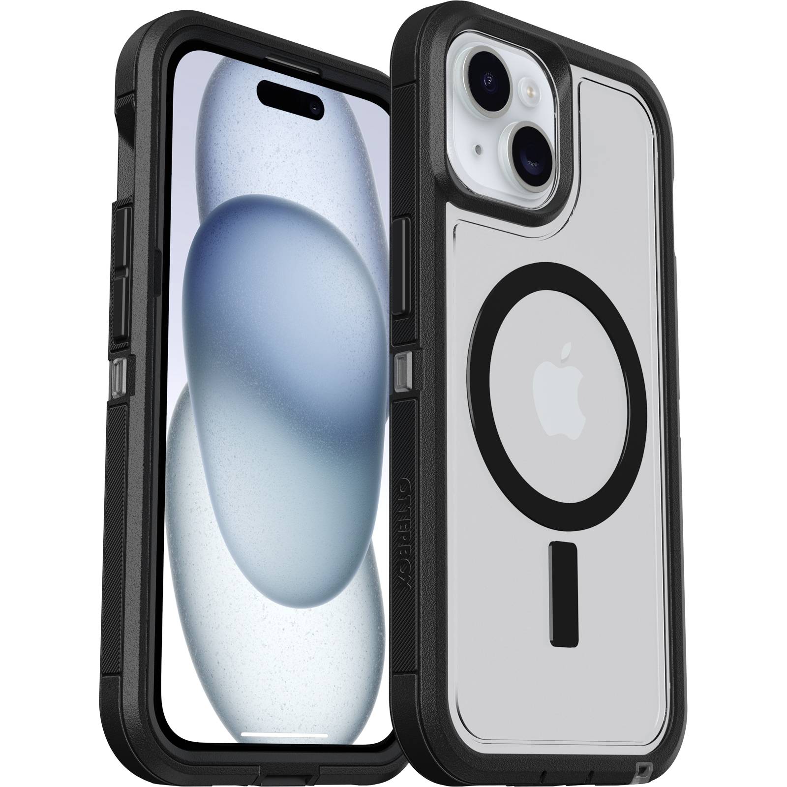 OTTER PRODUCTS OtterBox Defender XT Hülle für iPhone15/14 transparent schwarz Pro Pack Bulk- OEM-Ver