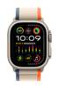 Apple Watch Ultra 2 GPS + Cellular 49 mm Titangehäuse Trail Loop Orange, Beige M/L