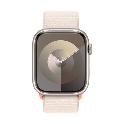 Apple Watch Series 9 GPS 45 mm Aluminiumgehäuse Sport Loop Starlight 