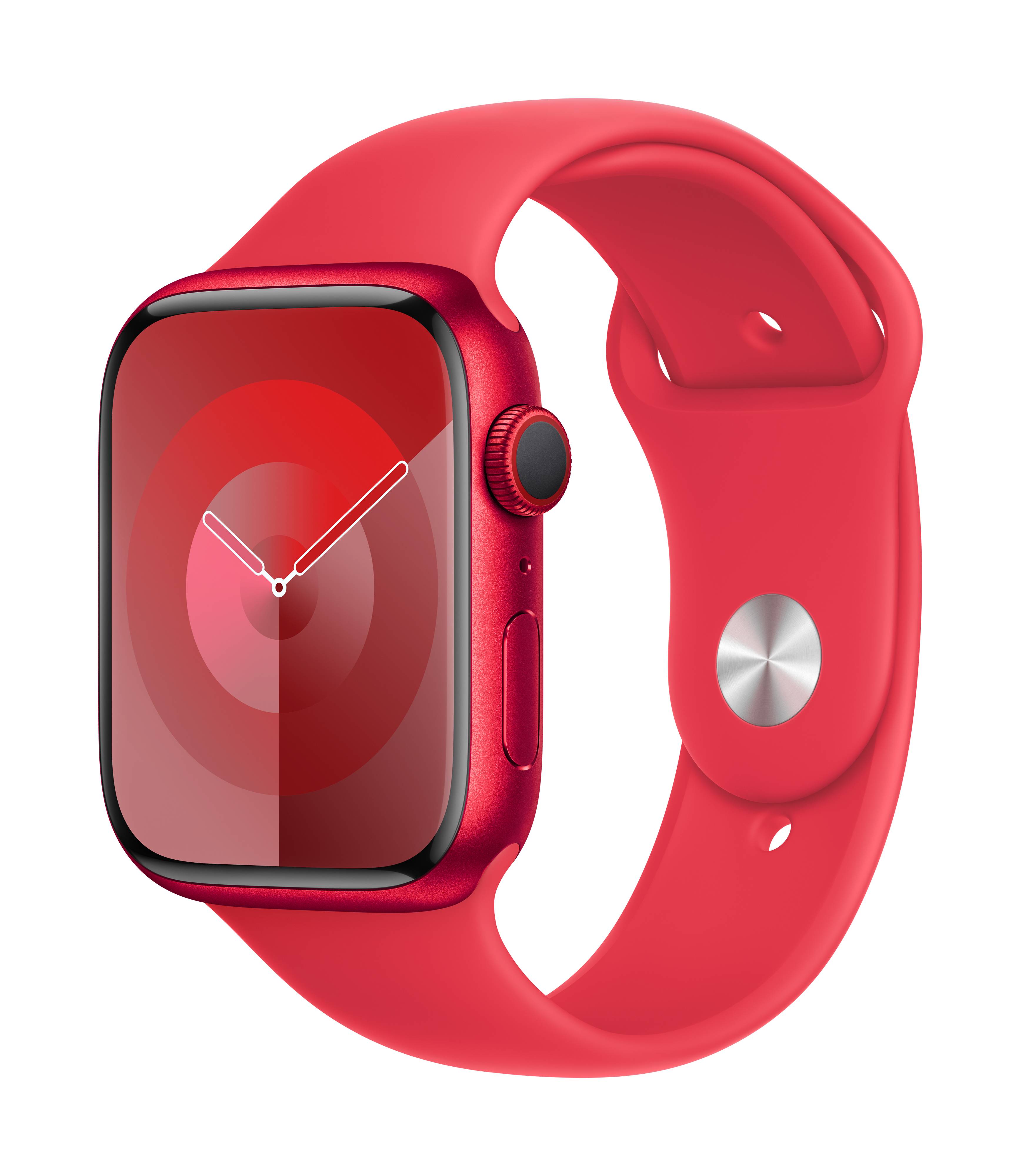 APPLE Watch Series 9 GPS + Cellular 45mm (PRODUCT)RED Aluminium Case with (PRODUCT)RED Sport Band -