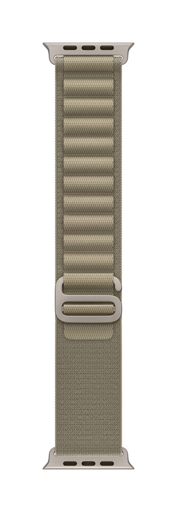 Apple Alpine Loop Armband 44 mm, 45 mm, 49 mm S Oliv Watch Series 4, Watch Series 5, Watch Series 6, Watch Series 7, Watch Series 8, Watch Series 9, Watch SE, Watch Ultra, Watch Ultra 2