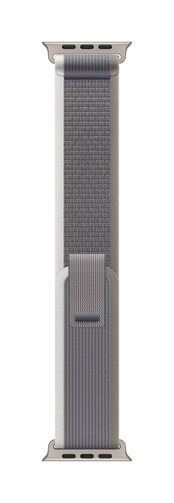 Apple Trail Loop Armband 44 mm, 45 mm, 49 mm S/M Grün, Grau Watch Series 4, Watch Series 5, Watch Series 6, Watch Series 7, Watch Series 8, Watch Series 9, Watch Ultra, Watch Ultra 2, Watch SE