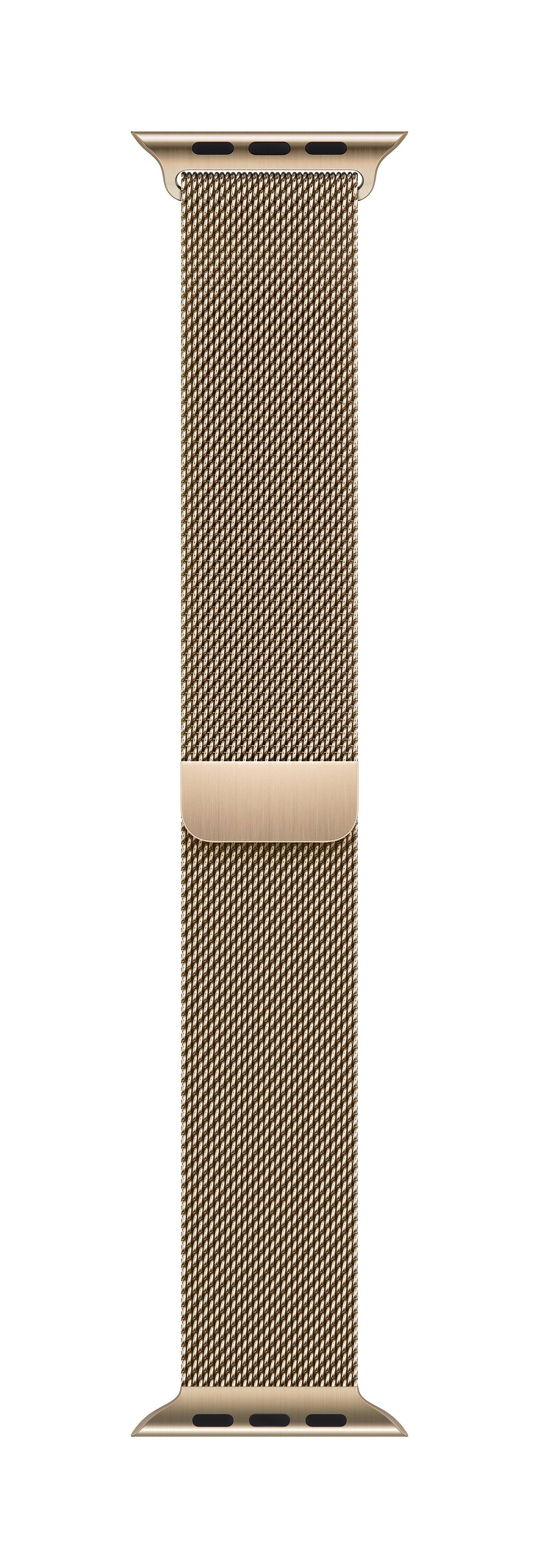 APPLE Milanaise Armband für Watch 45mm (gold)