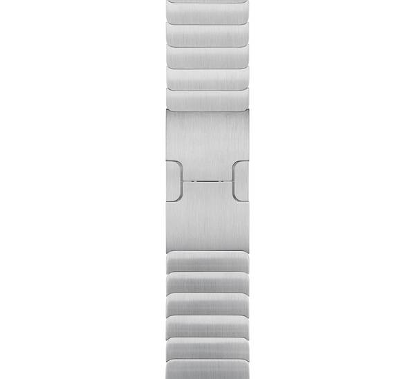 Apple Gliederarmband Gliederarmband 38 mm, 40 mm Silber Watch Series 1, Watch Series 2, Watch Series 3, Watch Series 4, Watch Series 5, Watch Series 6, Watch Series 7, Watch Series 8, Watch Series 9, Watch Ultra, Watch Ultra 2, Watch SE