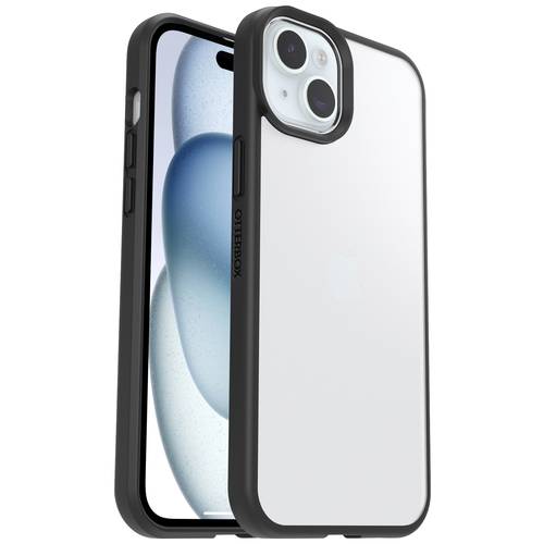 Otterbox React Backcover Apple iPhone 15 Plus Transparent, Schwarz Induktives Laden 77-92768