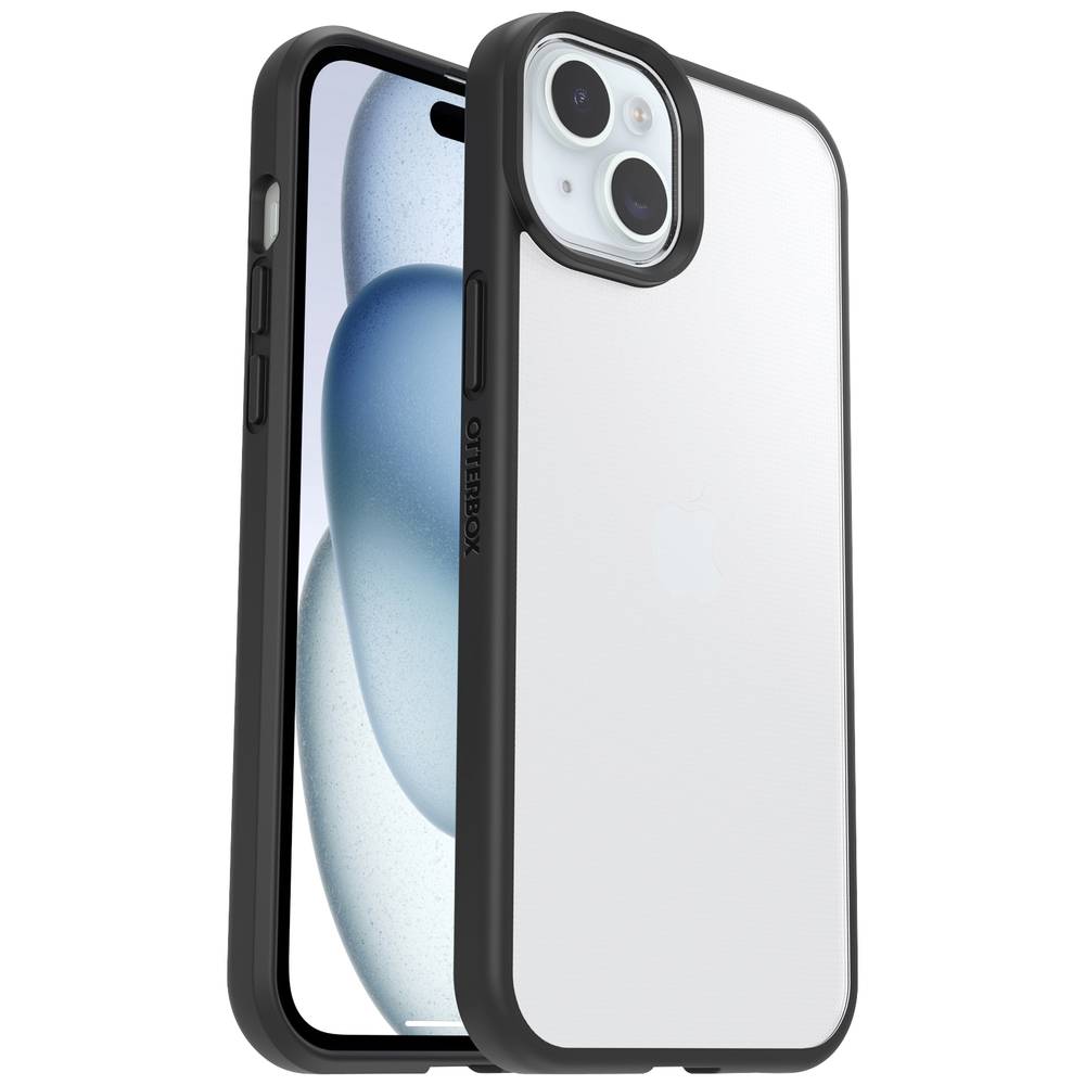 OtterBox React Apple iPhone 15 Plus Hoesje Transparant Zwart