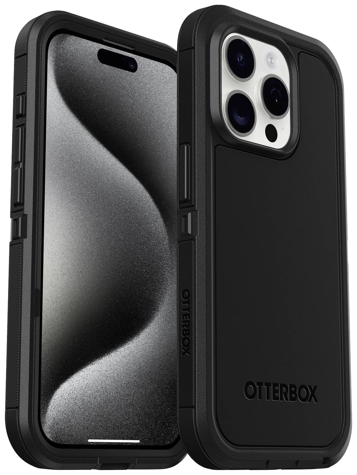 OTTER PRODUCTS OtterBox Defender XT Hülle für iPhone 15 Pro schwarz Pro Pack Bulk- OEM-Verpackung-Po