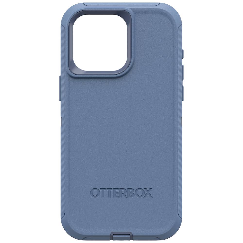 Otterbox Defender Backcover Apple iPhone 15 Pro Max Blauw MagSafe compatible, Met standfunctie