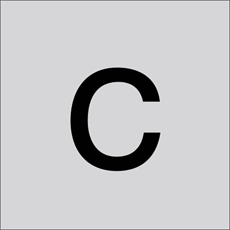 Der Illustrator zeigt eine Tabelle mit vier Zeilen und fünf Spalten, gefüllt mit den Zeichen: A-E, a-e, Zahlen 1-5, 6-0.