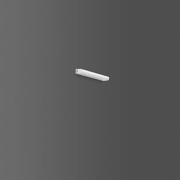 'Ein weißer USB-Stick auf grauem Hintergrund.'