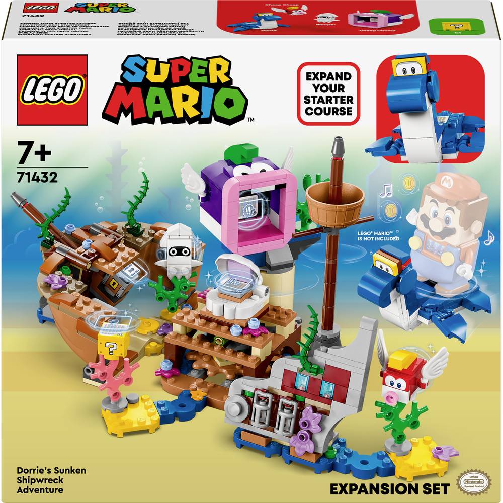 71432 LEGO® Super Mario™ Dorrie en het verzonken schip - uitbreidingsset