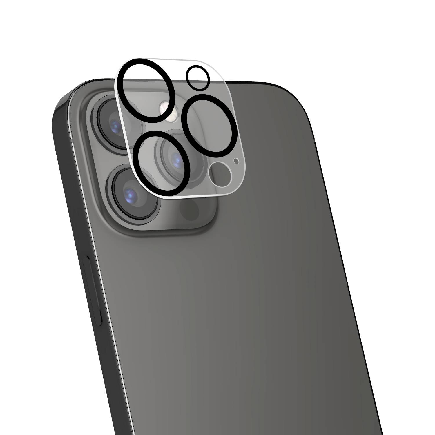 4SMARTS Lens Protector StyleGlass für Apple iPhone 15 Pro / 15 Pro Max 2er Set