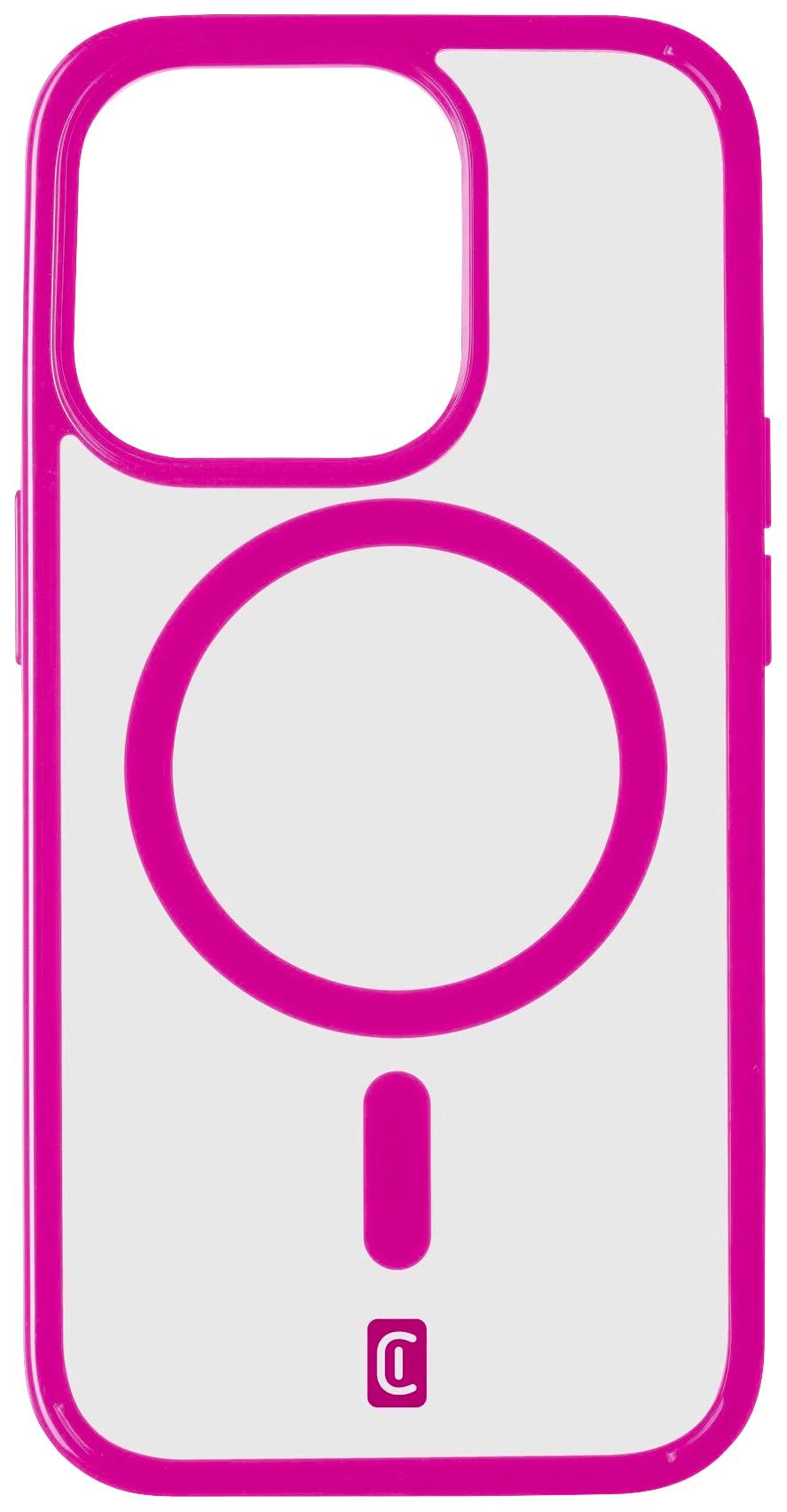CELLULARLINE Pop MagSafe Case MAG Backcover Apple iPhone 15 Pro Pink, Transparent MagSafe kompa