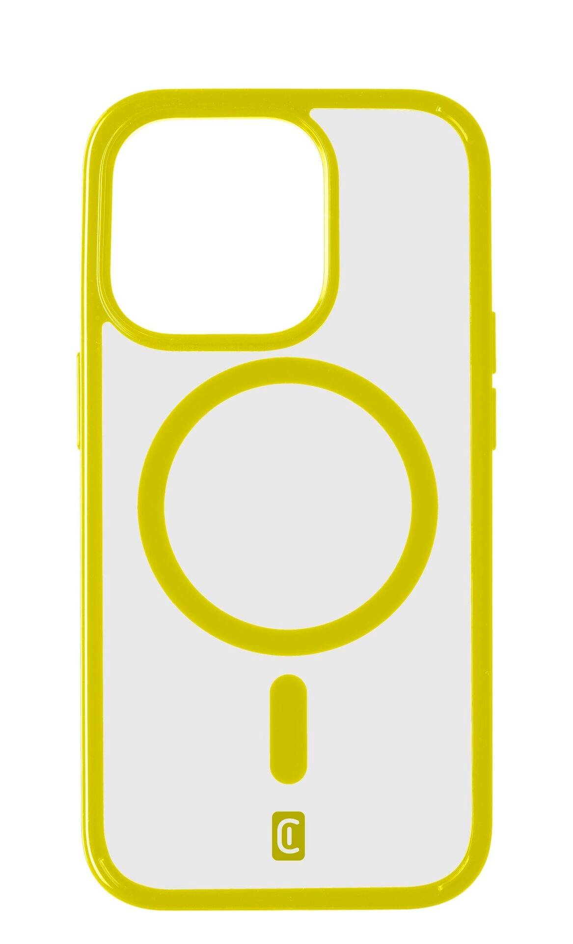 CELLULARLINE Pop MagSafe Case MAG Backcover Apple iPhone 15 Pro Transparent, Grün MagSafe kompa