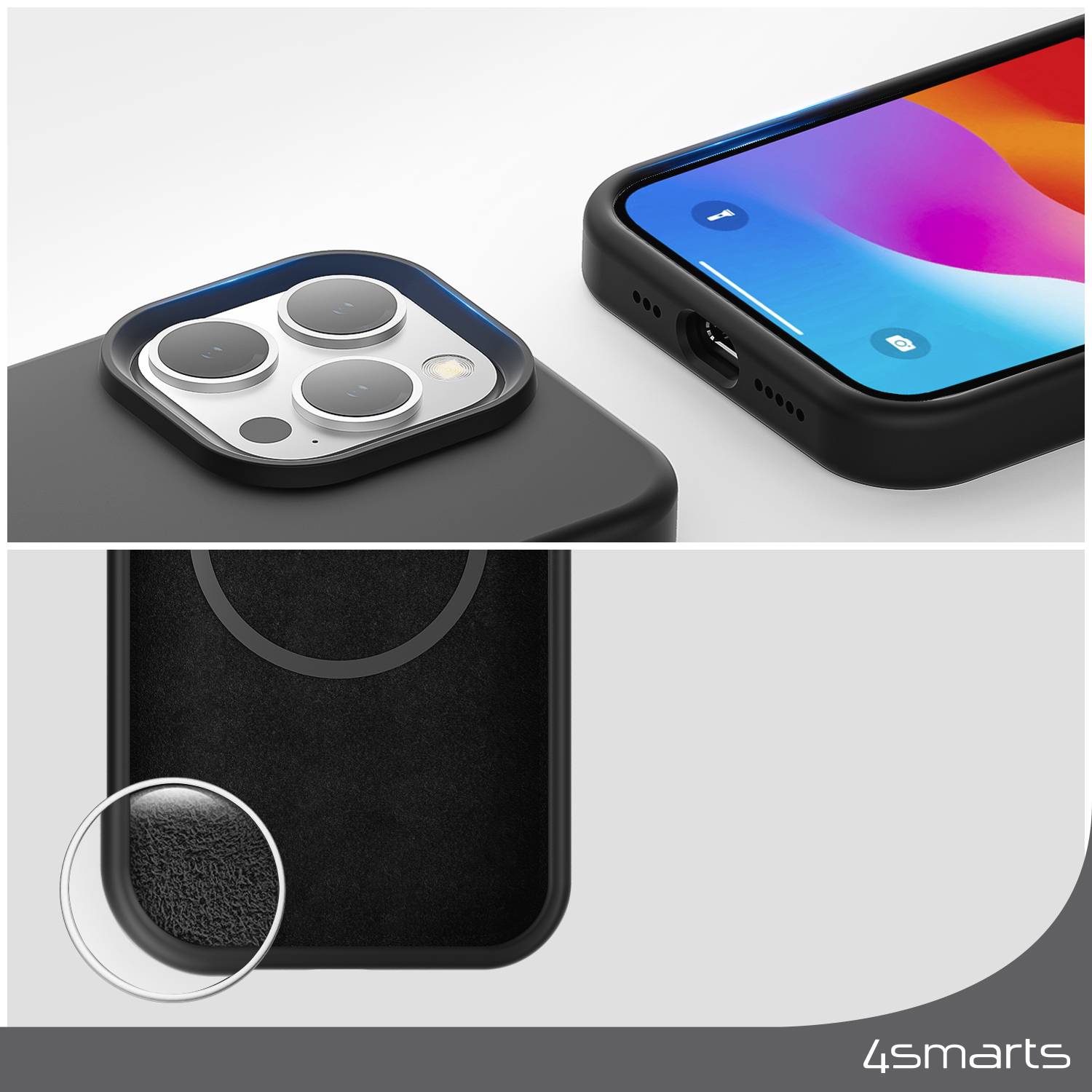 4smarts 540582, Cover, Apple, iPhone 15 Plus, 17 cm (6.7"), Schwarz-4