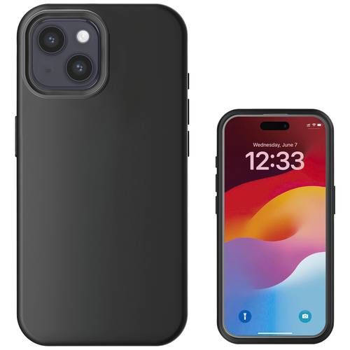 Thumbnail - 4Smarts Silikon Case Backcover Apple iPhone 15 Plus Schwarz MagSafe kompatibel 540582