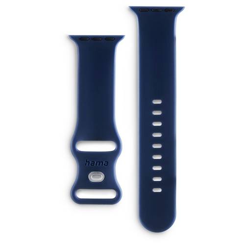 Thumbnail - hama 00215636 Armband Fantastic Feel für Apple Watch 44/45/46/49 mm, Blau