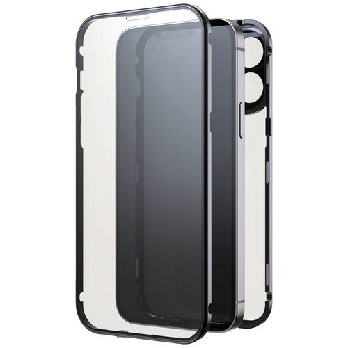 Black Rock 360° Glass Cover Apple iPhone 15 Pro Max Schwarz Induktives Laden, Stoßfest 1330TGC02