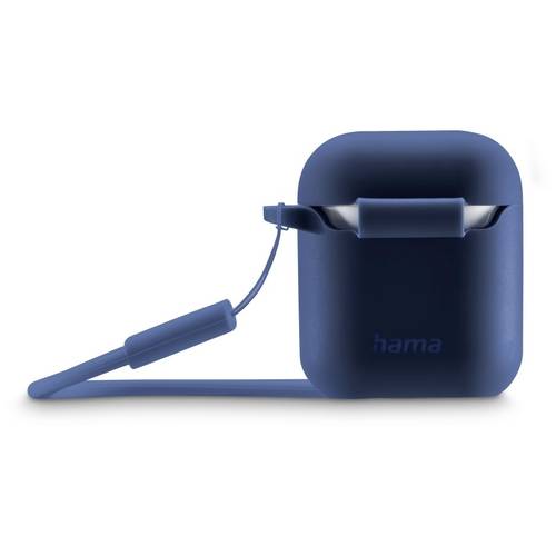 hama 00210906 Schutzhülle Fantastic Feel für Ladecase AirPods 1. Gen./2. Gen., Blau