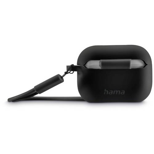 hama 00210911 Schutzhülle Fantastic Feel für Ladecase AirPods Pro 1. Gen., Schwarz