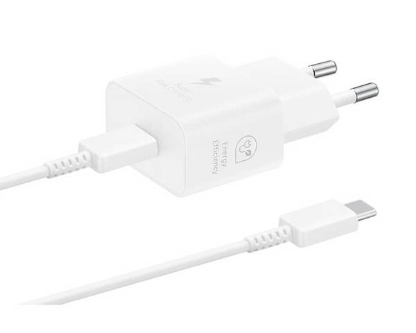 Samsung EP-T2510X USB Ladegerät 25 W 1x USB-C® Weiß Schnellladegerät