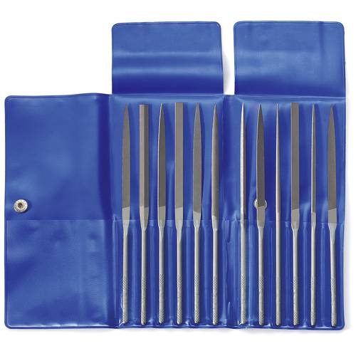 Thumbnail - Dick 21001020 Nadelfeilen-Satz, Hieb 2, 12-teilig in Plastiktasche Länge 100 mm 1 Set