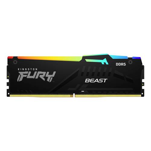 Thumbnail - Kingston Beast RGB PC-Arbeitsspeicher Modul DDR5 128 GB 4 x 32 GB 5200 MHz 288pin DIMM KF552C40BBAK4-128