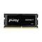 'Kingston Fury Impact' DDR5-RAM-Modul, schwarz, mit goldfarbenen Kontakten. Ideal für hohe Leistung und Geschwindigkeit in Computern.