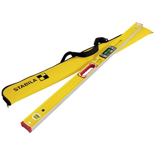 Stabila TECH 196 DL 19826 Digitale Wasserwaage mit Rutschstopper, inkl. Tasche 122 cm 0.5 mm/m