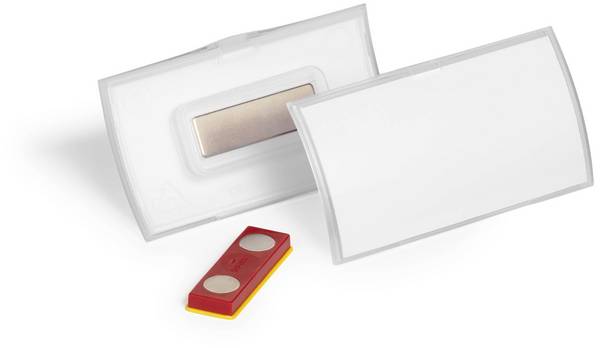 Durable 825919 Namensschild CLICK FOLD (B x H) 75 mm x 40 mm Magnet  10 St.