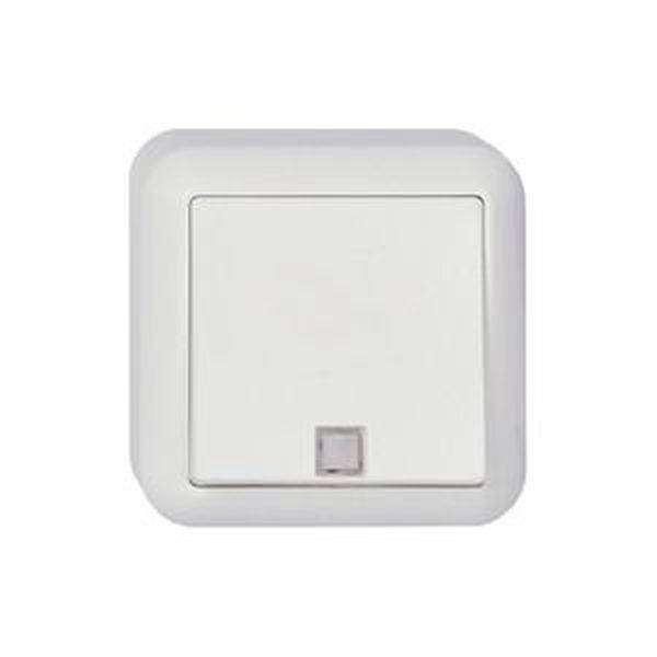 ELSO 382114 ELSO AP-Taster 382114 10A beleuchtet CONTURA reinweiß 10 St.