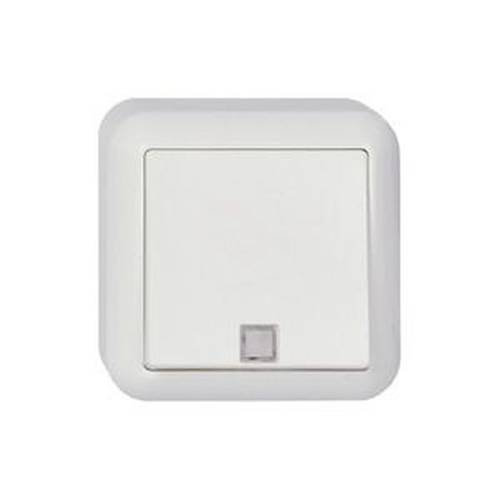 ELSO 382114 ELSO AP-Taster 382114 10A beleuchtet CONTURA reinweiß 10 St.