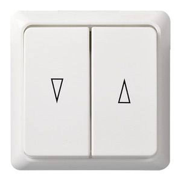 ELSO 502804 ELSO Jalousietaster 502804 10A RENOVIERUNG reinweiß 10 St.