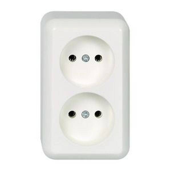 ELSO 395904 ELSO AP-Steckdose 395904 2fach 16A CONTURA reinweiß 10 St.