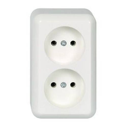 ELSO 395904 ELSO AP-Steckdose 395904 2fach 16A CONTURA reinweiß 10 St.