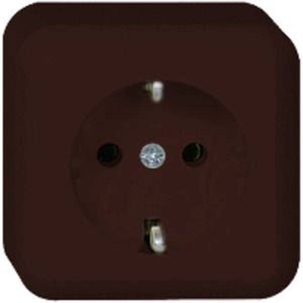 ELSO 385002 ELSO AP-Steckdose 385002 16A CONTURA braun 10 St.