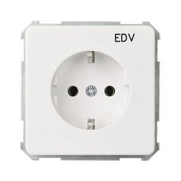 ELSO 205104 ELSO UP-Steckdoseneinsatz 205104 bedruckt EDV 16A reinweiß 10 St.