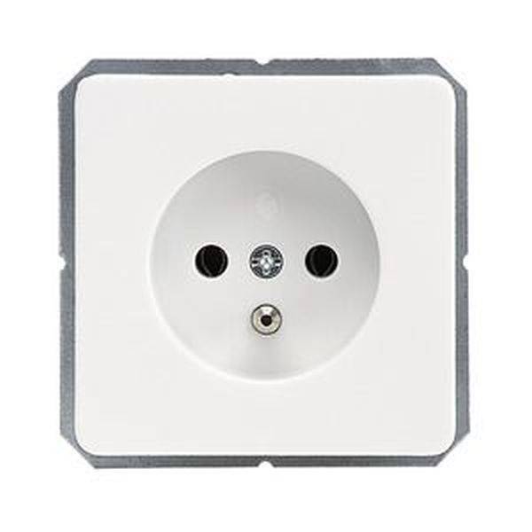 ELSO 215504 ELSO Steckdoseneinsatz 215504 Mittenschutzk. 16A reinweiß 10 St.