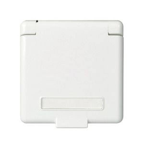 ELSO 223164 ELSO Zentralplatte 223164 Steckd. Klappdeckel u. reinweiß 5 St.