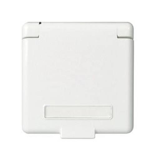 ELSO 223164 ELSO Zentralplatte 223164 Steckd. Klappdeckel u. reinweiß 5 St.