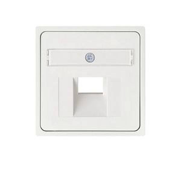 ELSO 366504 ELSO Zentralplatte 366504 für 1xRJ45 JOY reinweiß 10 St.