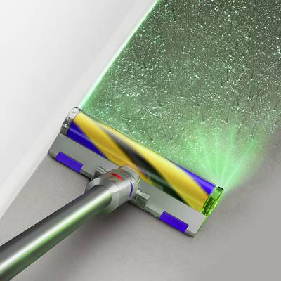 dyson V12 Detect Slim Absolute Nickel Satin 448884-01 Akku-Handstaubsauger 25.2 V 230 V 545 W motorbetriebene Saugbürste-5