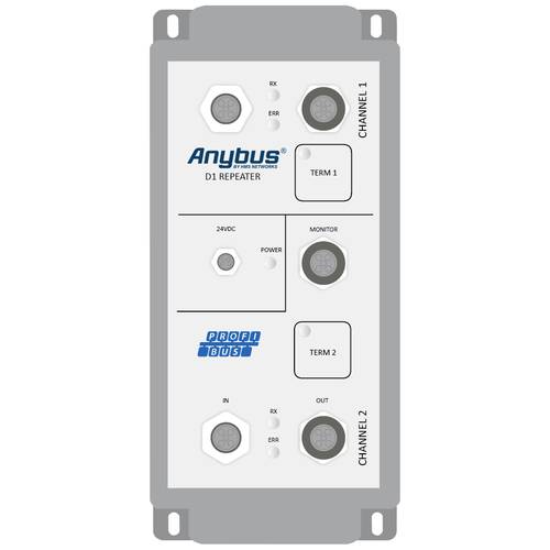 Anybus 16121 IP 66 PROFIBUS Repeater D1 Repeater Profibus 12 V/DC, 24 V/DC 1 St.