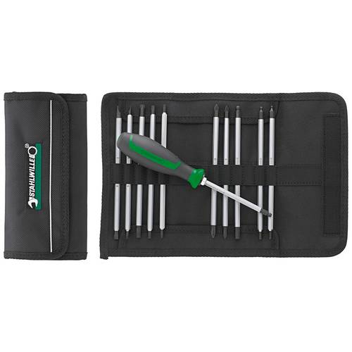 Stahlwille 4798 Werkstatt Umsteck-Schraubendreher-Set 11teilig Schlitz, Kreuzschlitz Phillips, Kreuzschlitz Pozidriv, In...