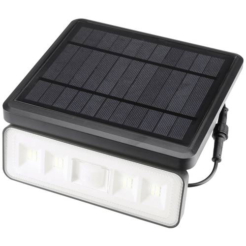 Sygonix SY-5972856 Solar-Wandstrahler mit Bewegungsmelder LED LED fest eingebaut 8 W Schwarz