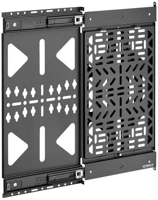 SpeaKa Professional AV Geräte-Wandhalterung in Schublade Passend für Serie (Halter): Universal Matt Schwarz
