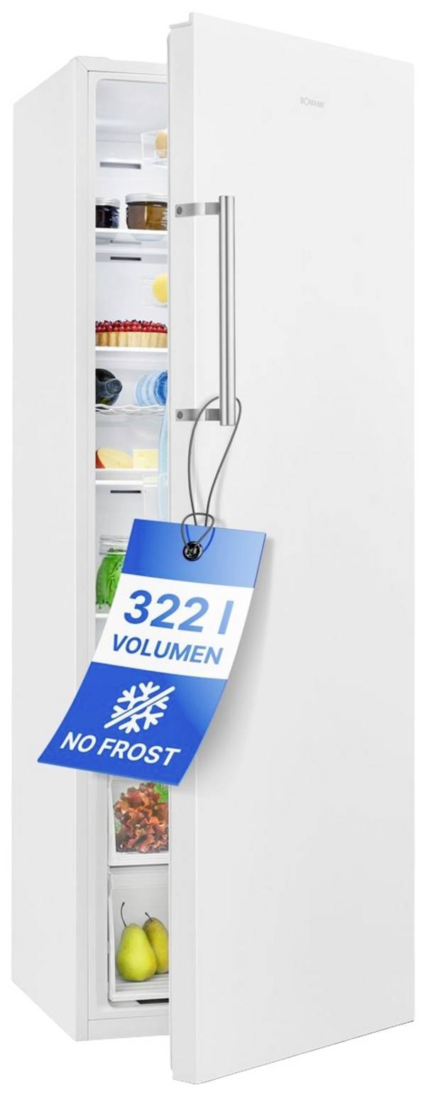 Bomann VS 7345 w Kühlschrank EEK: E (A - G) 322 l Standgerät Weiß